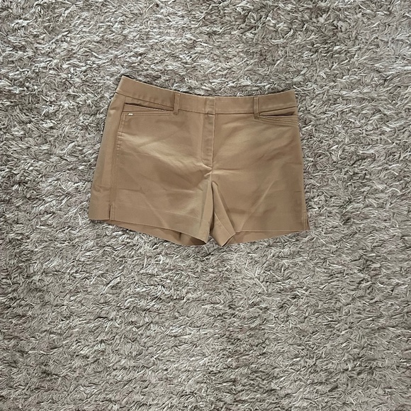 Calvin Klein Women Blue Shorts/ Belt Loops Pocket Scallop Embroidered Hem - Picture 5 of 7